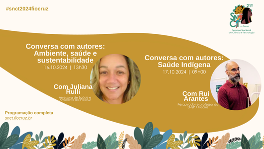 Editora Fiocruz promove bate-papo com autores